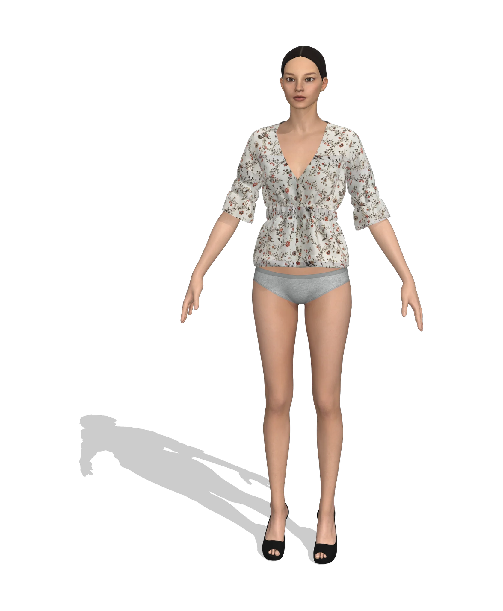 KDscion p109 half sleeve top